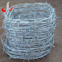 Bulk 2 Strands Barbed Wire Length Per Roll